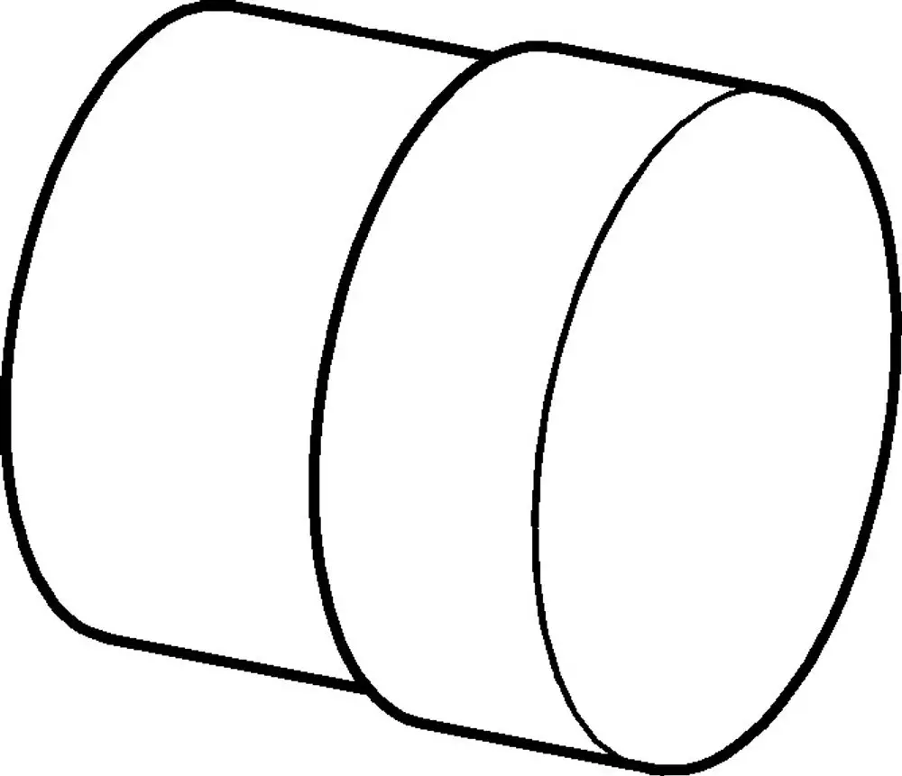 Griff von HANSA, in chromfarbener Ausführung, mit einer runden, ergonomischen Form für eine bequeme Handhabung.