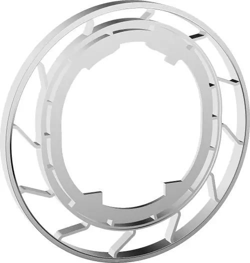 Chromfarbener, ringförmiger Verlängerungssatz von HANSA mit durchbrochenem Design zur Montage, gestaltet für vielseitige Anwendungen.