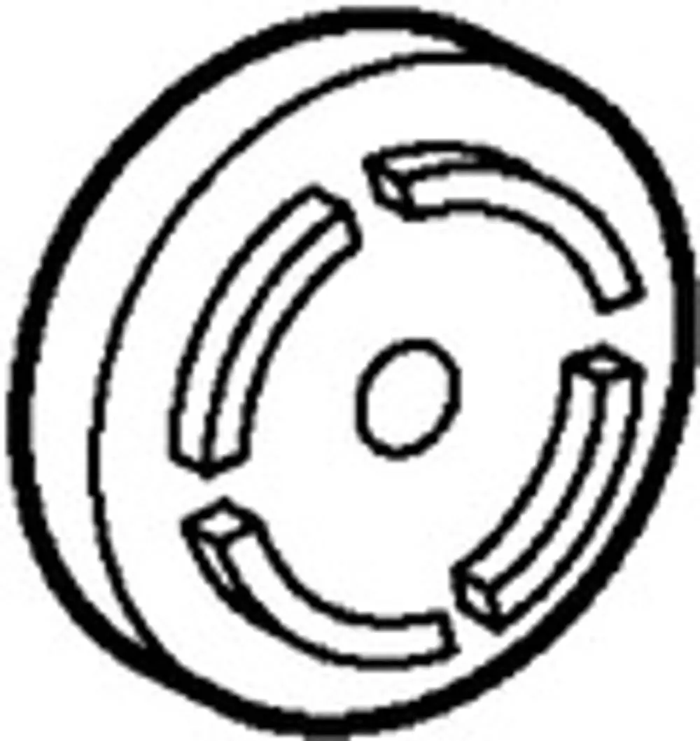 Distanzring von HANSA, rund mit angebrachtem Profil zur Befestigung, für verschiedene Anwendungen geeignet.