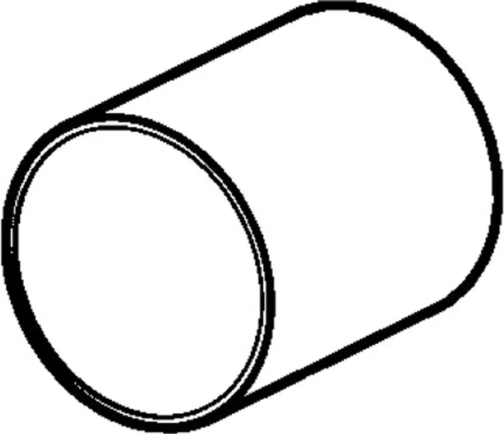Abdeckhülse in zylindrischer Form, geeignet für HANSA-Produkte. Zeigt ein einfaches Design mit klaren Linien und formschlüssigem Abschluss.