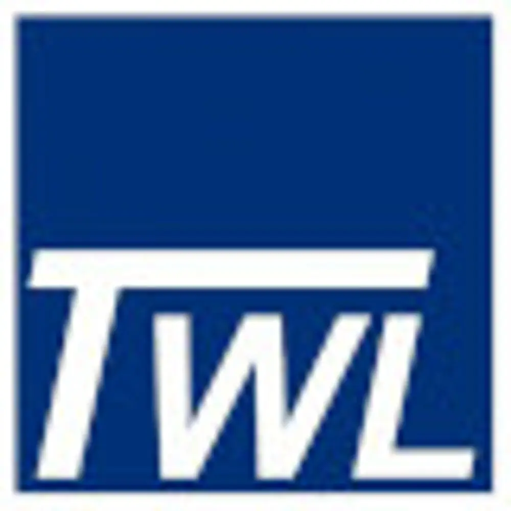 TWL Wärmepumpen-Schichtspeicher mit Schichtleitkrempe, aus Metall, rechteckige Form, mit Anschlüssen zur Wärmeübertragung, in neutralem Farbton.