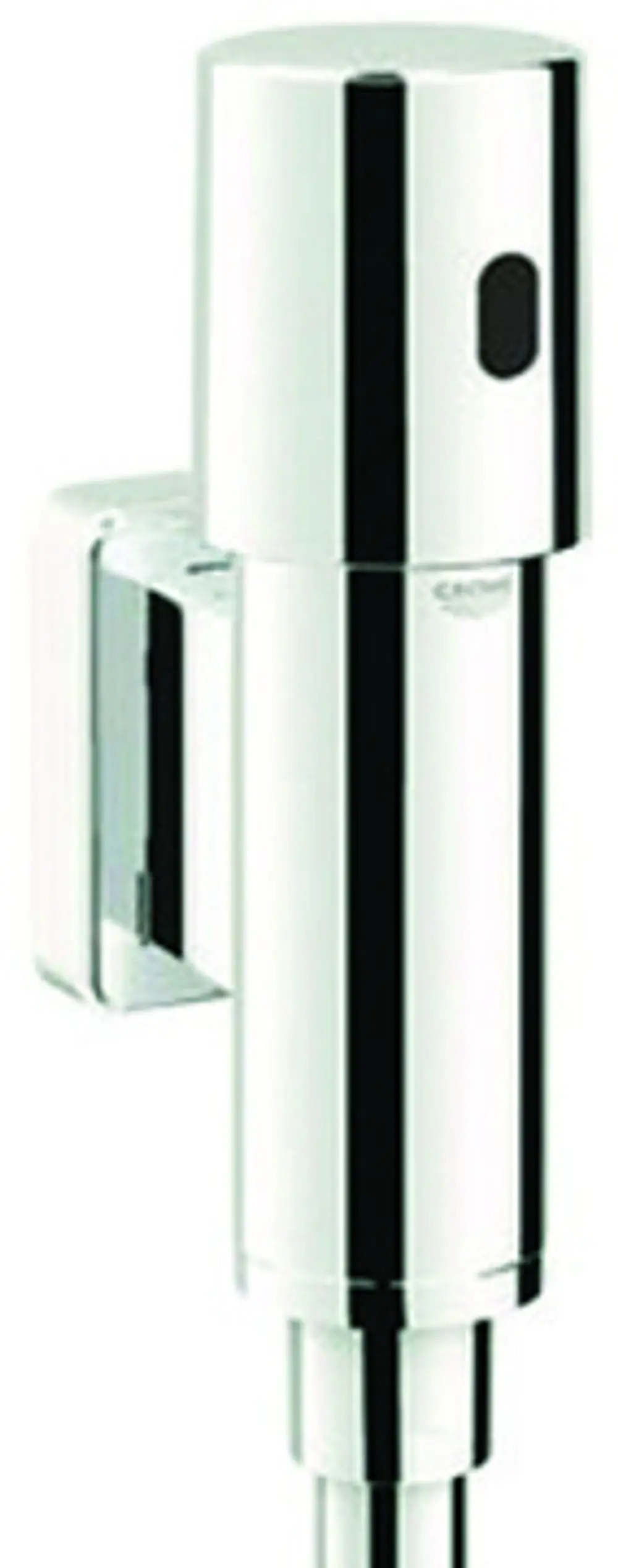 Grohe Urinal-IR-Elektronik in Chrom, mit einem hochglänzenden, modernen Design. Aufputzmontage, betrieben mit einer 6V-Batterie.