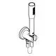 Wandhalterset von Grohe mit integriertem Wandanschlussbogen, bestehend aus einem langen Rohr und einer Halterung. Eignet sich für Duschsysteme.