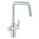 GROHE-SPT-Batterie-GROHE-Blue-Pure-Eurosmart-30583-U-Auslauf-supersteel-30583DC0