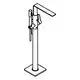 Grohe Badewannenarmatur in Bodenmontage mit einem langen Hebel und einem robusten Standfuß, entworfen für eine moderne Badezimmerinstallation.