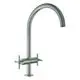GROHE-2-Griff-Spueltischbatterie-Atrio-30609-C-Auslauf-supersteel-30609DC0