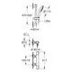 Brausebatterie von Grohe mit Brausegarnitur, Montageskizze mit Maßen und Anschlussdetails, zeigt die Positionierung und Dimensionen des Produkts.