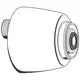 GROHE S-Anschluss mit entsprechender Befestigung, ovaler Form und Gewindeanschlüssen an beiden Seiten, in chromfarbenem Finish.