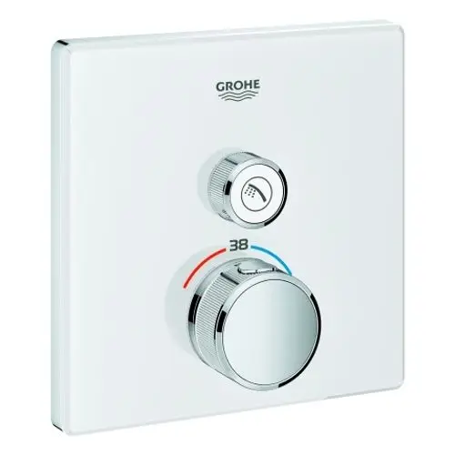 GROHE THM Grohtherm SmartControl 29153 eckig FMS 1 Absperrventil moon white, 29153LS0, Artikel in Kategorie