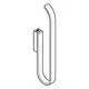 Wandmontierter Handtuchhalter von Grohe in gebogener Form, aus einem stabilen Material, mit einer halbrunden Enden. Ideal für Badezimmer- oder WC-Anwendungen.