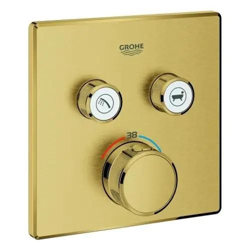 GROHE Thermostat Grohtherm SmartControl 29124 eckig FMS 2 ASV cool sunrise geb., 29124GN0, Artikel in Kategorie