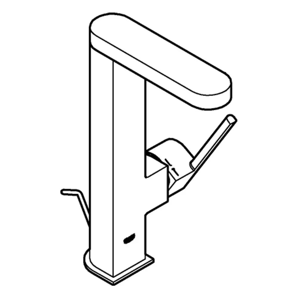 Waschtischbatterie mit ausziehbarem Auslauf in der Farbe Supersteel. Grohe-Design mit einem klaren, funktionalen Aufbau.