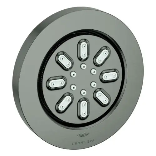 GROHE Seitenbrause 26801 Rainshower Aqua runde Form hard graphite gebürstet, 26801AL0, Artikel in Kategorie