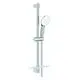 GROHE-Brausestangenset-Tempesta-110-27926_3-600mm-2-Strahlarten-Ablage-chrom-27926003