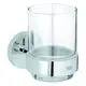 GROHE-Glas-Essentials-40447_1-mit-Halter-chrom-40447001