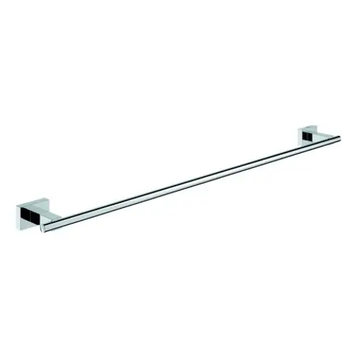 GROHE Badetuchhalter aus Metall in chromfarbener Ausführung, montiert an zwei Wänden, um Handtücher aufzuhängen und zu trocknen.