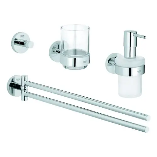 GROHE Waschtisch-Accessoire Set 4-in-1 Essentials 40846_1 chrom, 40846001, Artikel in Kategorie