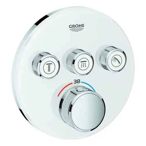 GROHE THM Grohtherm SmartControl 29904 rund FMS 3 Absperrventile moon white, 29904LS0, Artikel in Kategorie