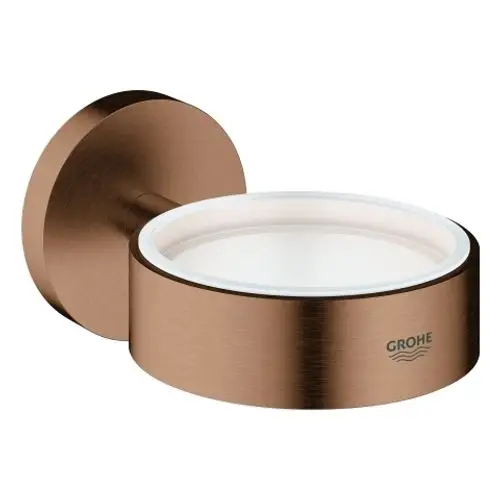 Halter von Grohe für einen Becher oder eine Schale, in der Farbe warm sunset, mit runder Befestigung und glattem Design.