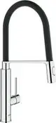 GROHE-Einhand-Spueltischbatterie-Concetto-31491-ausziehbare-Profibrause-supersteel-31491DC0
