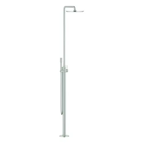 GROHE EH-Brausebatterie Essence 23741_1 freistehend ohne Rohbau-Set supersteel, 23741DC1, Artikel in Kategorie
