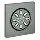 GROHE-Seitenbrause-26802-Rainshower-Aqua-eckige-Form-hard-graphite-gebuerstet-26802AL0