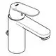 Grohe Wasserhahn in chrom mit hohem Auslauf und schwenkbarem Griff, geeignet für den Waschtisch. Gestaltung mit integrierter Kettenfunktion.
