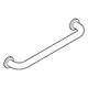 Grohe Griff aus Metall in schlichten Linien, montiert an zwei runden Halterungen. Das Design eignet sich für Badezimmeranwendungen.