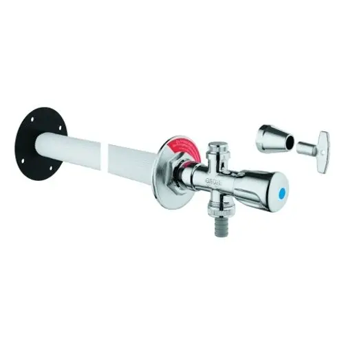 GROHE Außenwandventil Bausatz Eurotec 41208 DN15 mit Steckschlüssel mattchrom, 41208000, Artikel in Kategorie