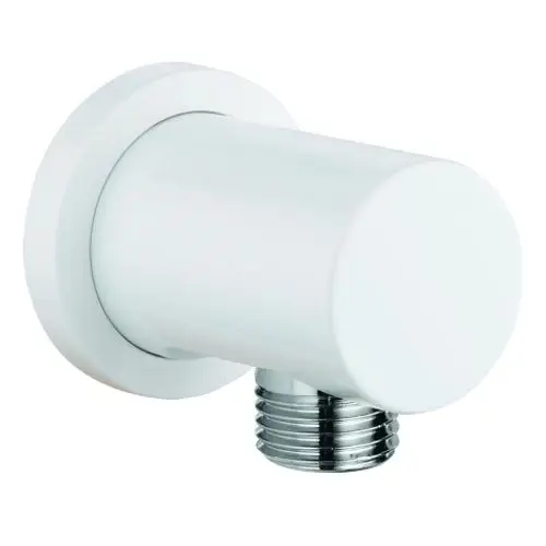 GROHE Wandanschlussbogen Rainshower 27057 runde Rosette moon white/chrom, 27057LS0, Artikel in Kategorie