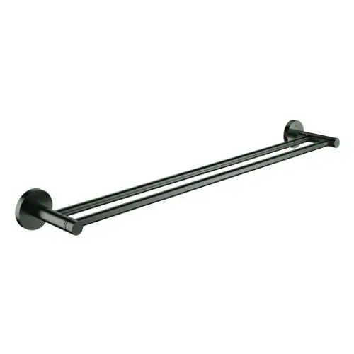 GROHE Doppel-Badetuchhalter Essentials 40802_1 654mm hard graphite gebürstet, 40802AL1, Artikel in Kategorie