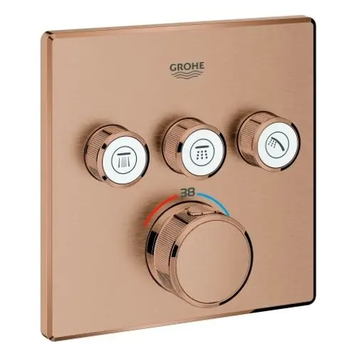 GROHE Thermostat Grohtherm SmartControl 29126 eckig FMS 3 ASV warm sunset geb., 29126DL0, Artikel in Kategorie