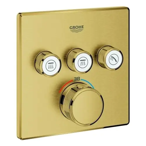 GROHE Thermostat Grohtherm SmartControl 29126 eckig FMS 3 ASV cool sunrise geb., 29126GN0, Artikel in Kategorie