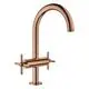 GROHE-WT-Einlochbatterie-Atrio-21144-DN15-L-Size-Kreuz-Griff-warm-sunset-21144DA0