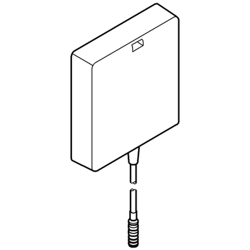 GROHE Netzteil mit rechteckiger Form und Anschlusskabel. Das Produkt dient zur Stromversorgung von elektronischen Geräten.