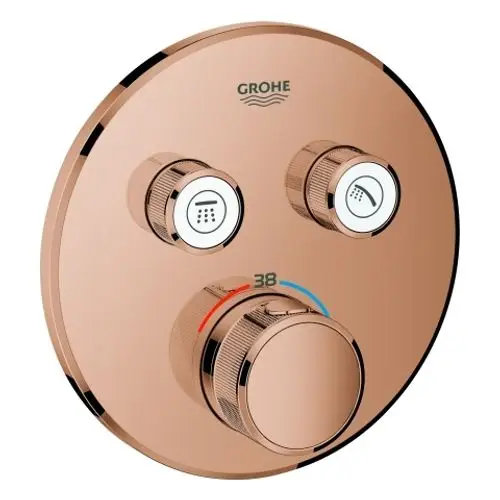 GROHE Thermostat Grohtherm SmartControl 29119 FMS rund 2 ASV warm sunset, 29119DA0, Artikel in Kategorie