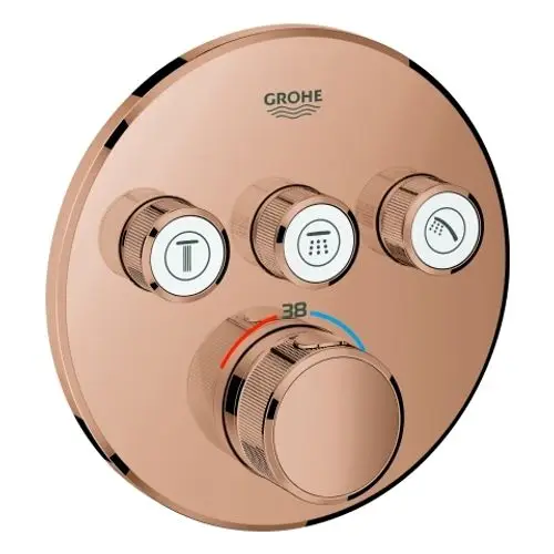 GROHE Thermostat Grohtherm SmartControl 29121 FMS rund 3 ASV warm sunset, 29121DA0, Artikel in Kategorie