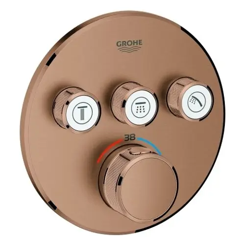 GROHE Thermostat Grohtherm SmartControl 29121 FMS rund 3 ASV warm sunset geb., 29121DL0, Artikel in Kategorie