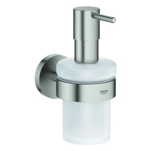 GROHE Seifenspender Essentials 40448_1 mit Halter supersteel, 40448DC1, Artikel in Kategorie