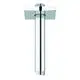 GROHE-Deckenauslass-Rainshower-27485-eckige-Rosette-Laenge-142mm-chrom-27485000