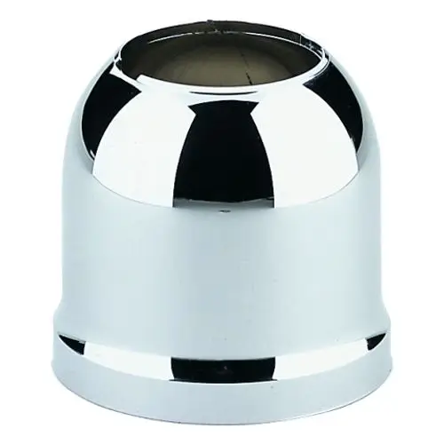 Kappe in chromfarbener Oberfläche von Grohe, mit runder, kuppelartiger Form und einer abgerundeten Unterseite. Ideal für verschiedene Anwendungen im Sanitärbereich.