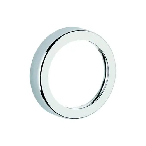 Grohe Rosette in Chrom, rundes Design, geeignet für Duscharmaturen, präsentiert sich als minimalistisches Element für Badezimmerinstallationen.