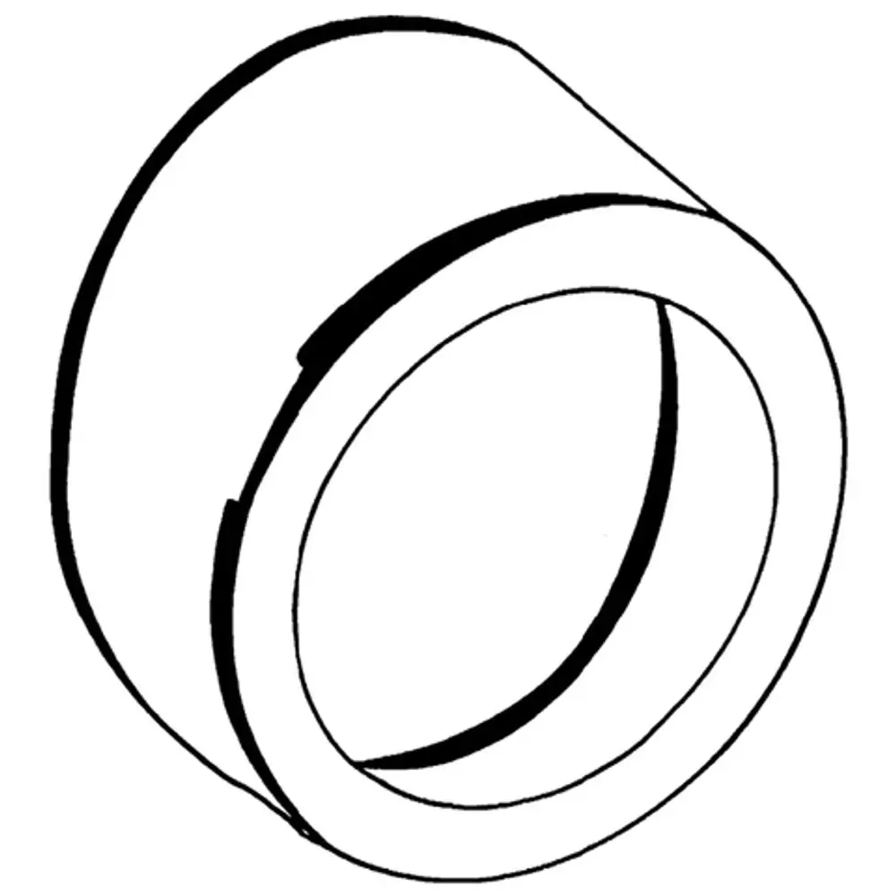 Grohe Rosette in runder Form mit einem Außendurchmesser und einem inneren Ring, geeignet für die Montage an einer Kopfbrause. Klare Gestaltung ohne weitere Details.