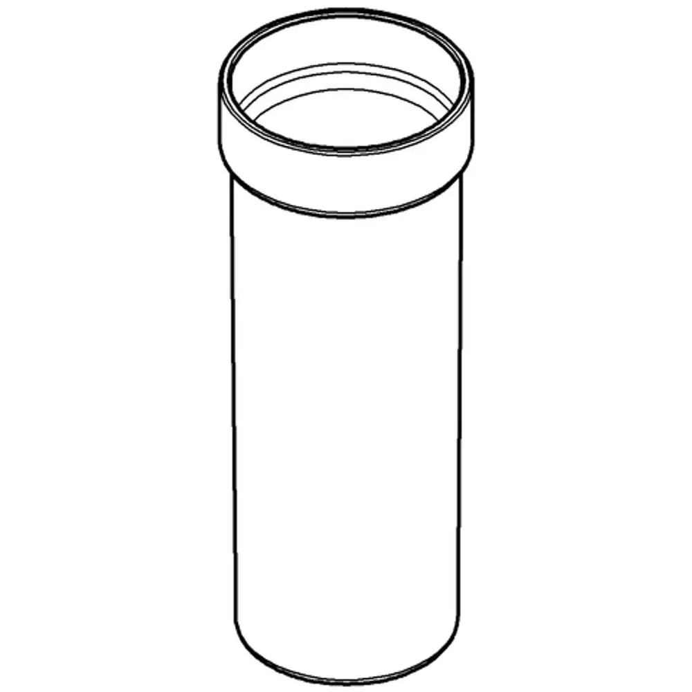 GROHE Ersatzglas in zylindrischer Form, mit einseitigem Gewinde, geeignet für die Verwendung in entsprechenden Armaturen oder Behältern.