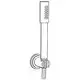 Wandbrausehalter mit integriertem Brauseschlauch von Grohe. Der Brauseschlauch hat eine Länge von 1500 mm. Das Design ist schlicht und funktional.