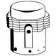 Grohe Absperrgriff mit Spartaste, runder Form und einfacher Montage, hergestellt aus Metall, in Chrom- und Mattchrom-Ausführung.