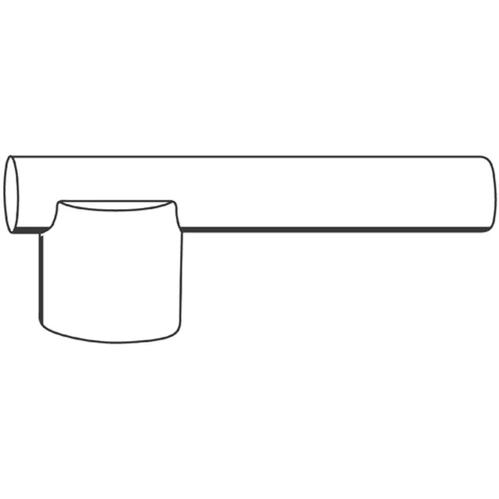 GROHE Griff für Thermostat mit schmalem, runden Design. Der Griff ist für die Verwendung an Wannen- und Brausearmaturen konzipiert.