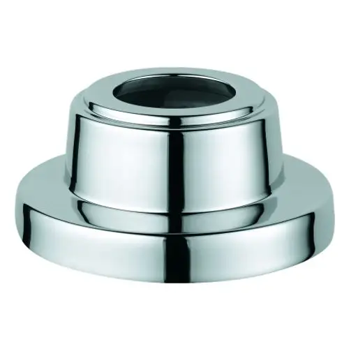GROHE Rosette in chrom, runder, mehrstufiger Aufbau, geeignet für UP-Ventil, mit einer glatten Oberfläche. Ideal für Badezimmerarmaturen.