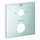 GROHE-Rosette-49102-eckigfuer-Thermostat-Fertigmontagesets-chrom-49102000