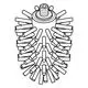 Ersatzbürstenkopf von Grohe mit zahlreichen flexiblen Borsten, montiert auf einem zylindrischen Körper. Ideal für Bürstengarnituren.